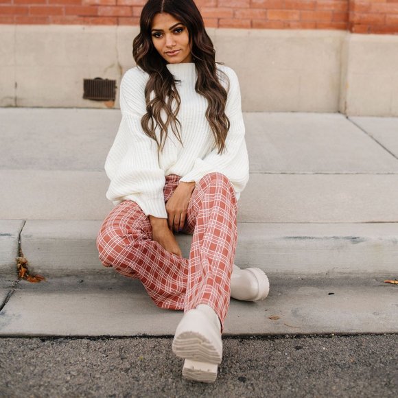 Beige Platform Chelsea Bootie / Cream Ankle Boot / Rain Boots - Picture 7 of 8